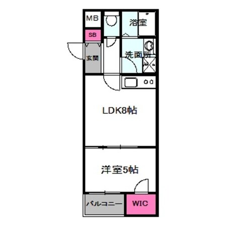 ＨＲフロントリーガル城北の物件間取画像